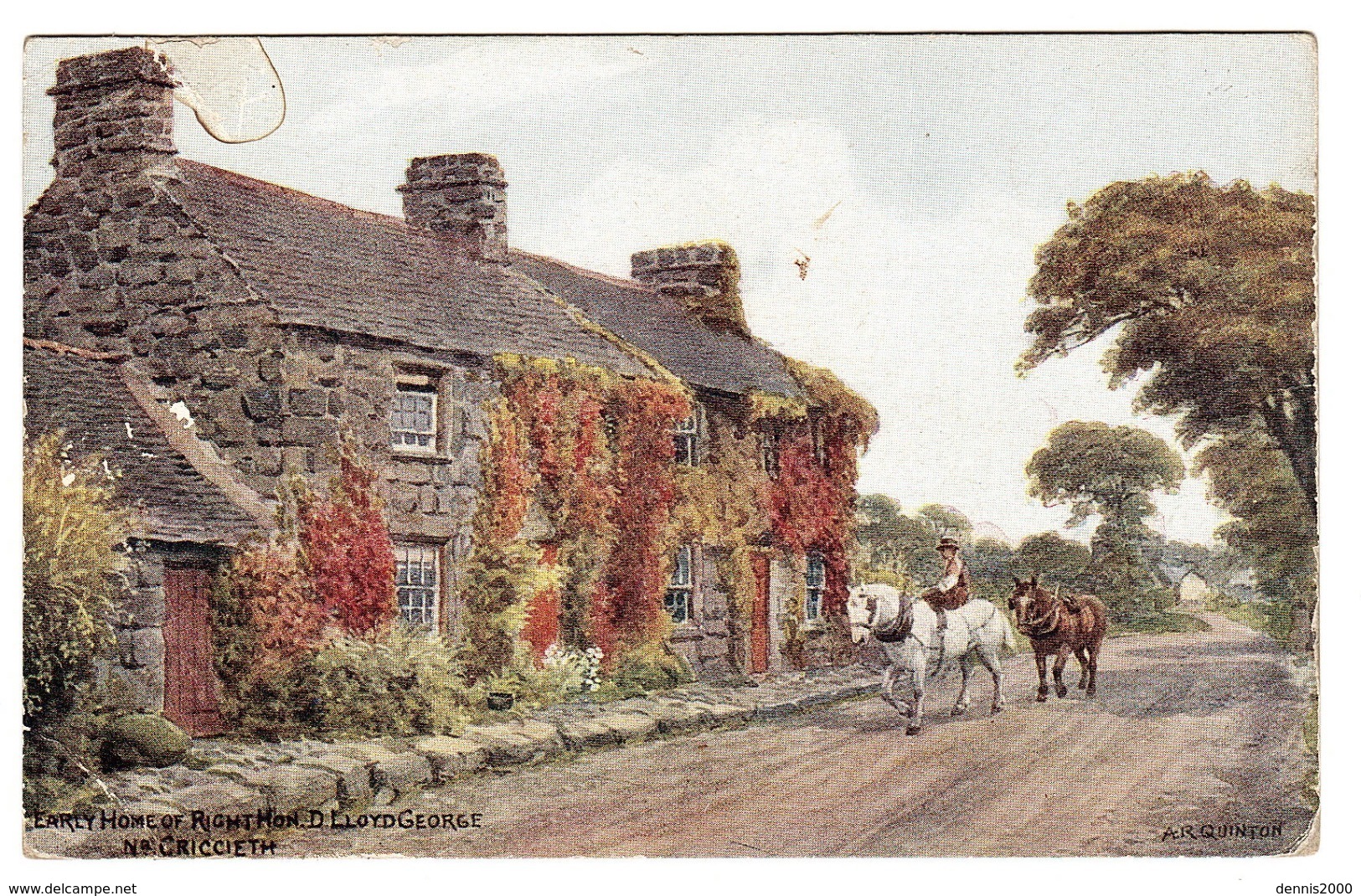 Early Home of Righthon. D. LloydGeorge near CRICCIETH