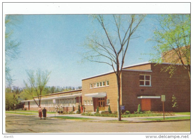 Eau Claire WI Wisconsin, Wisconsin State Teachers College Campus Building, c1950s Vintage Postcard