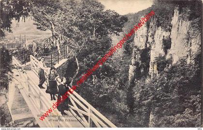 Wolfsschlucht avec pont - Plâteau et vue sur Echternach - Echternach