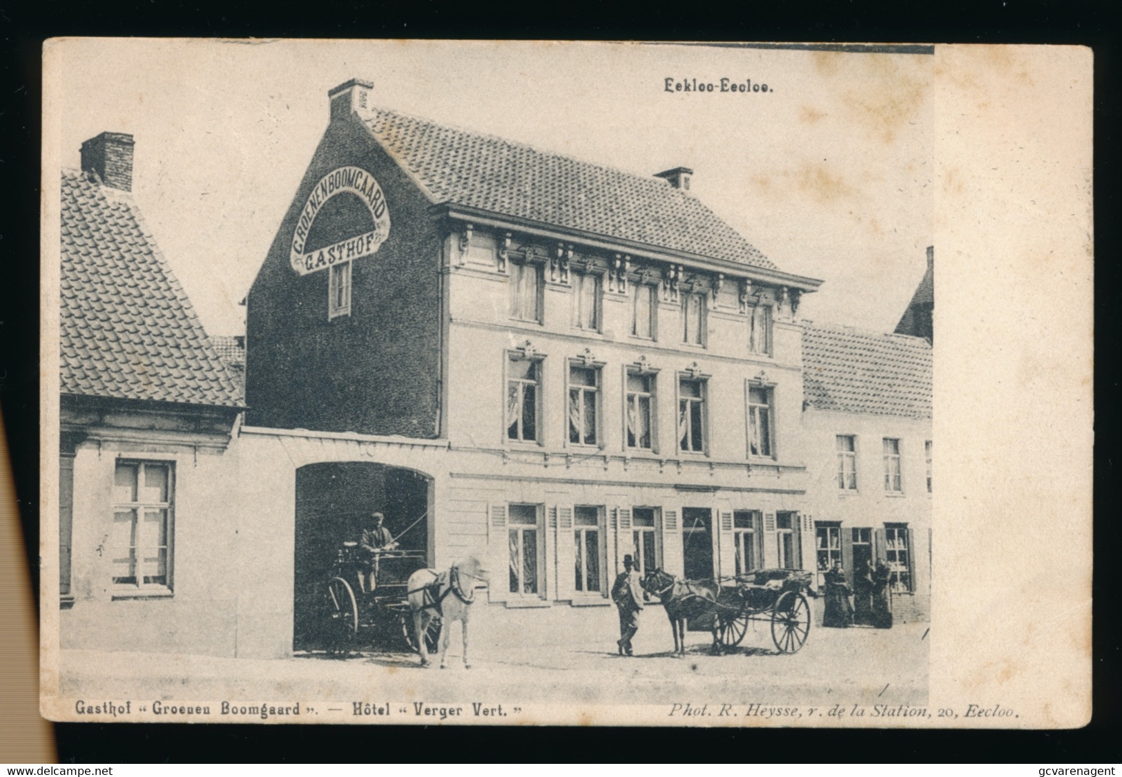 EEKLO  EECLOO  GASTHOF GROENEN BOOMGAARD  HOTEL VERGER VERT   2 SCANS