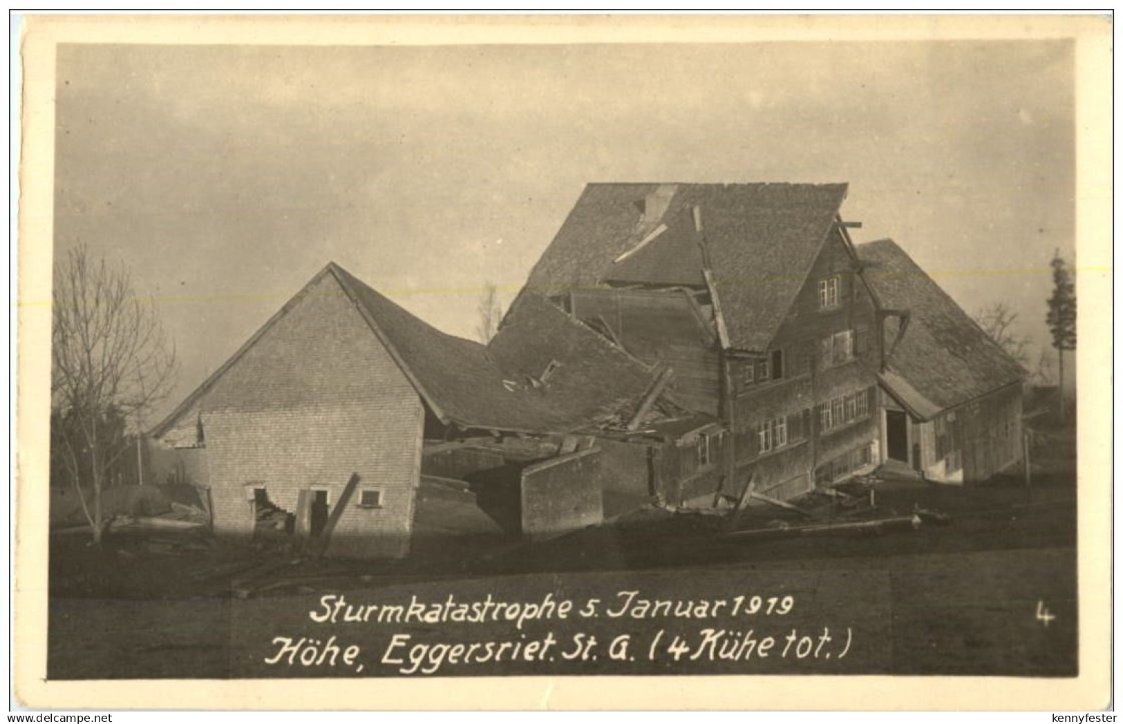 Eggersriet - Sturmkatastrophe 1919