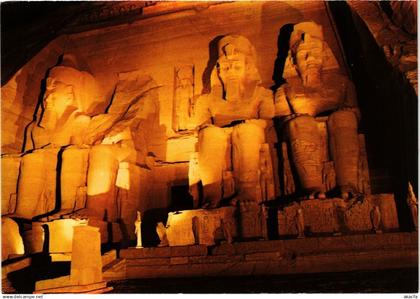 CPM EGYPT Abu-Simbel Temple illuminated by Night (343660)