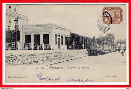 EGYPTE - ALEXANDRIE - station de Bocos