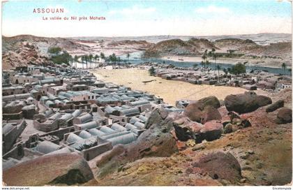 CPA-Carte Postale  Egypte Assouan Vallée du Nil près de Mohatta 1920  VM54434