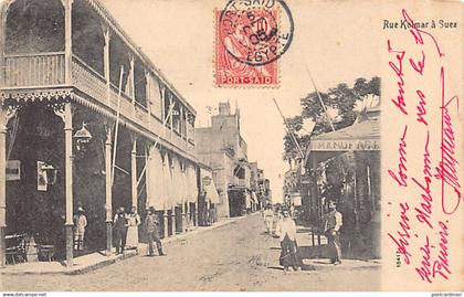 Egypt - SUEZ - Kolmar street - Publ. unknown