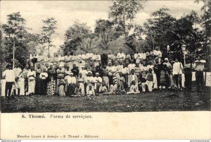 CPA São Tomé und Príncipe, Forma de Servicaes, Gruppenbild