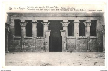 CPA- Carte Postale  Egypte- Pranaos du Temple d'Horus Edfou  VM35600