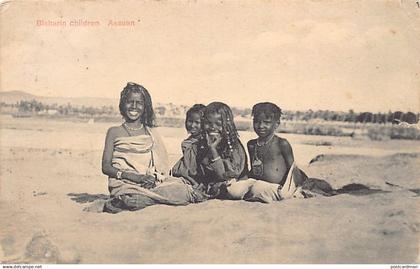 Egypt - ASWAN - Bishari children - Publ. OPF