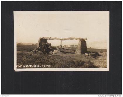 Egypt PPC Aswan Native Waterwheel 1925