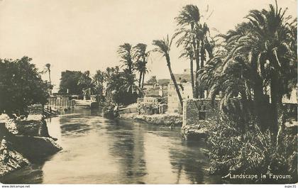 Egypte - Egypt - Landscape in Fayoum - bon état général