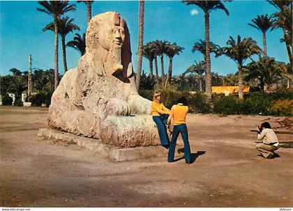 Egypte - Gizeh - Giza - Sakara - Mit-Rahina sphinx - Le sphinx de Mit-Rahina - Carte Neuve - CPM - Voir Scans Recto-Vers