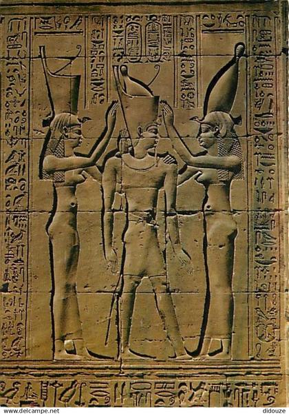 Egypte - Edfou - Edfu - Horus Temple : Pharaos Coronation - Temple de Horus - Antiquité Egyptienne - Carte Neuve - CPM -