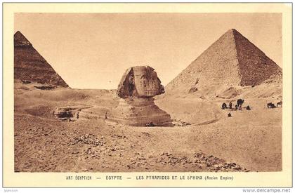 EGYPTE  PYRAMIDES  SPHINX