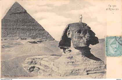 EGYPTE  SPHYNX ET PYRAMIDES