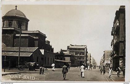 pays div ref X99 - egypte - egypt -  carte photo - photo postcard - port said -