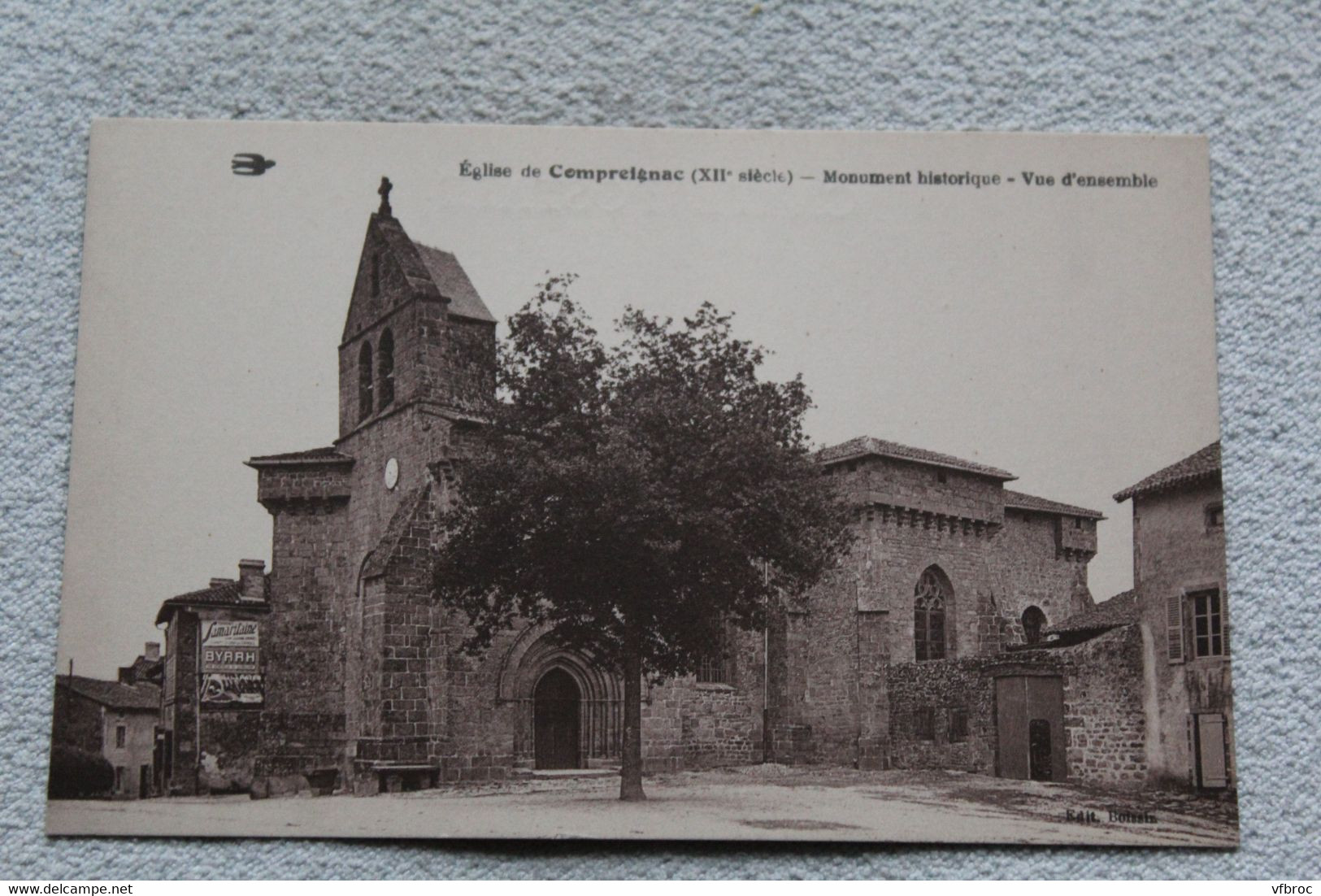 Eglise de Compreignac, vue d'ensemble, Haute Vienne 87