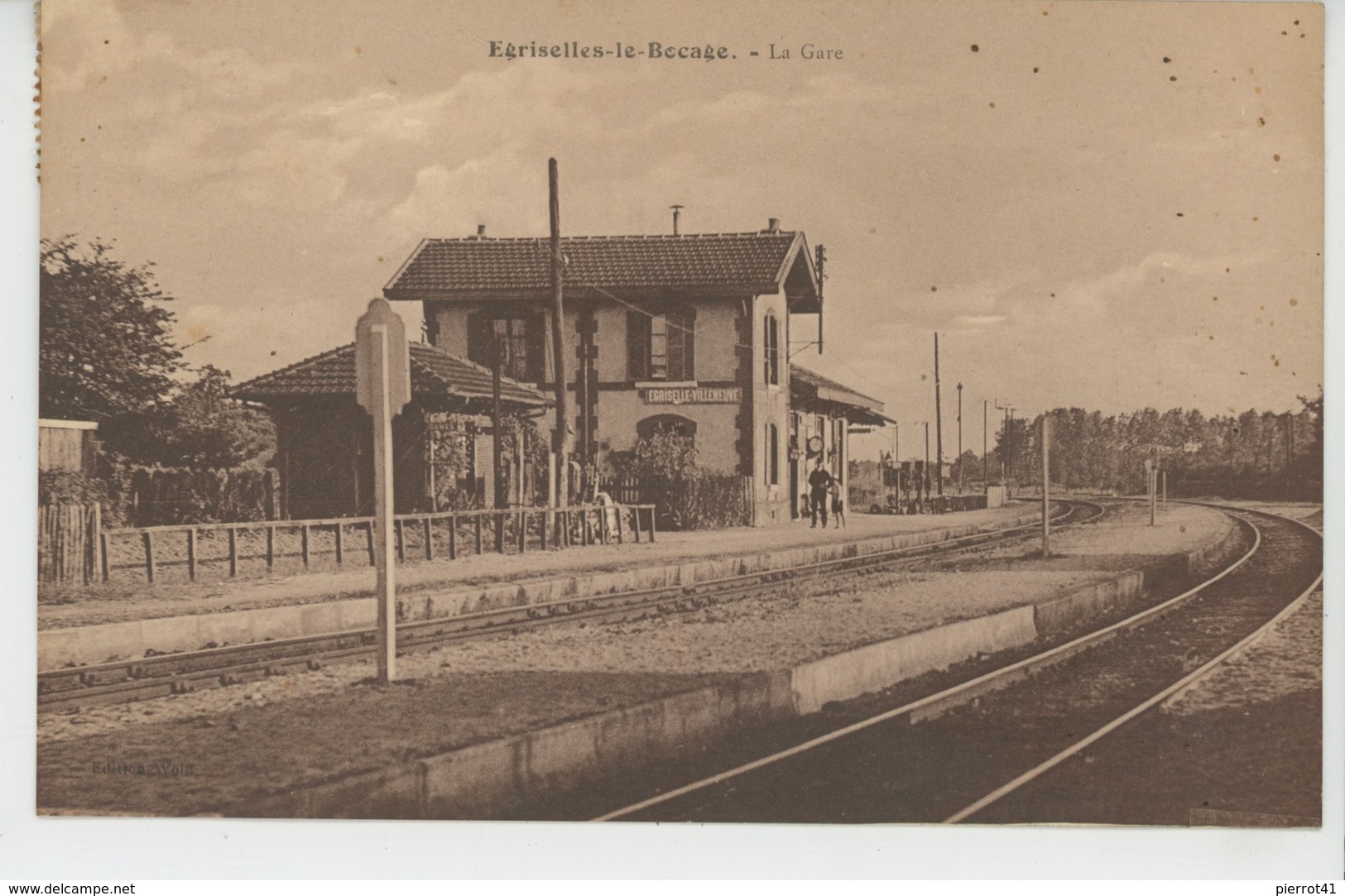 EGRISELLES LE BOCAGE - La Gare