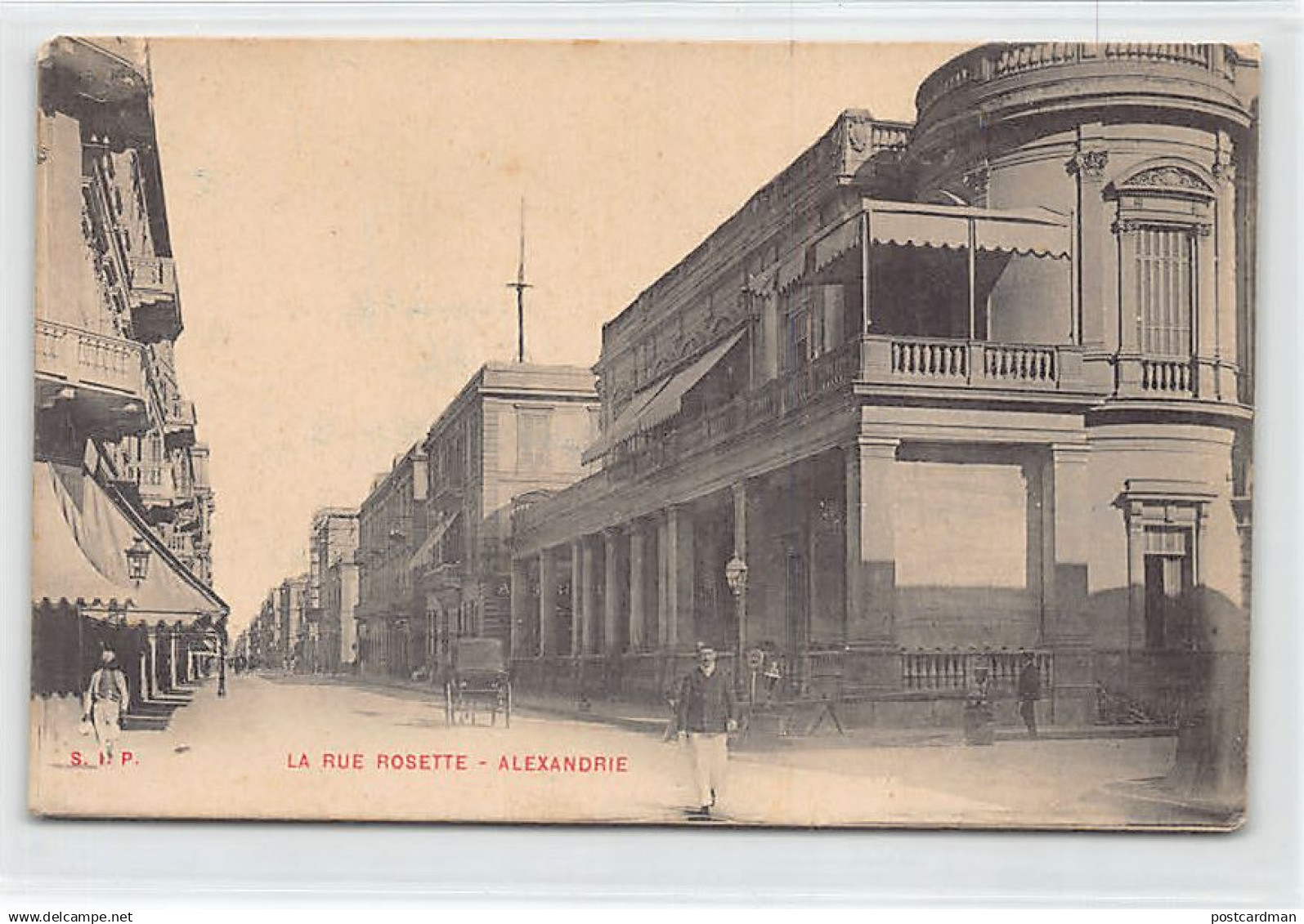 Egypt - ALEXANDRIA - Rosette Street - Publ. S.I.P.