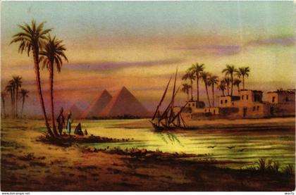 CPA Lehnert & Landrock 21 Giza - Gizeh - The Pyramids of Gizeh EGYPT (917536)