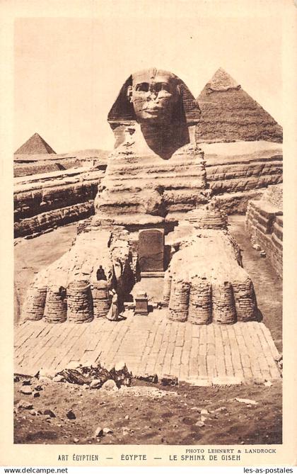 EGYPTE GIZEH LE SPHINX DE GIZEH