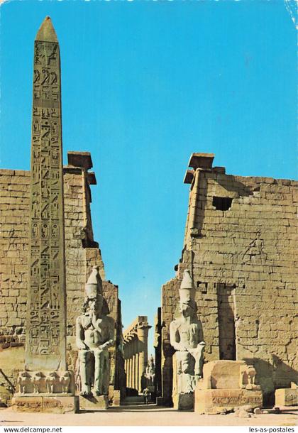 EGYPTE LOUXOR TEMPLE DE LOUXOR