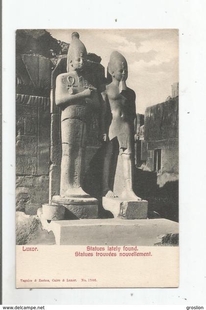 LUXOR 1506 STATUES LATELY FOUND. STATUES TROUVEES NOUVELLEMENT