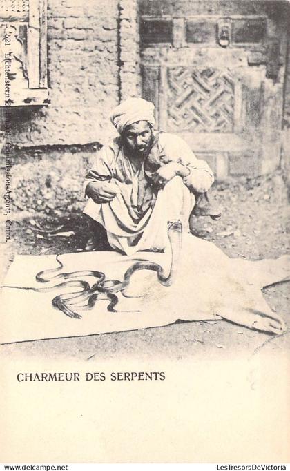 EGYPTE - Personnes - Charmeur des Serpents - Carte postale ancienne