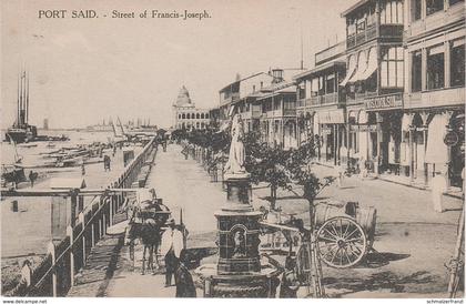 AK Port Said بور سعيد Street of Francis Joseph a Fuad Fouad Suez Sues السوي Egypt Egypte مصر Ägypten Cairo القاهرة Kairo