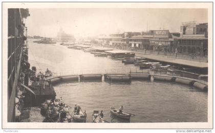 CARTE DE PHOTO PORT SAID EGYPTE ** RPPC REAL PHOTO POSTCARD EGYPT PORT SAID