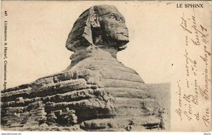 PC EGYPT, LE SPHINX, Vintage Postcard (b30951)