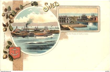 Egypt - Suez - Litho