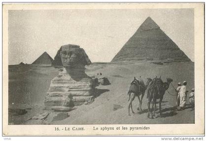 16. Le Caire : Le Sphynx et les pyramides