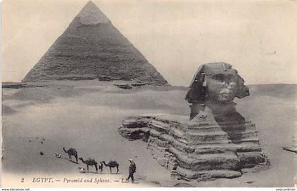 Egypt - Pyramid and Sphynx - Publ. Levy L.L. 2