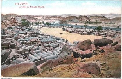 CPA- Carte postale  Egypte Assouan Vallée du Nil près de Mohatta VM48330