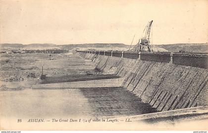 Egypt - ASWAN - The great dam - Publ. Levy L.L. 25