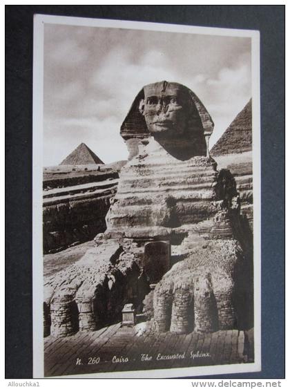 CPA: LE Caire  Cairo le  sphinx Égypte    Égypt