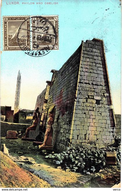 Carte  Postale  ancienne de  LOUXOR