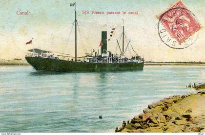 PORT SAID(BATEAU PAQUEBOT) FRESCO(EGYPTE)