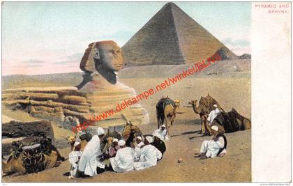 Pyramid and sphynx