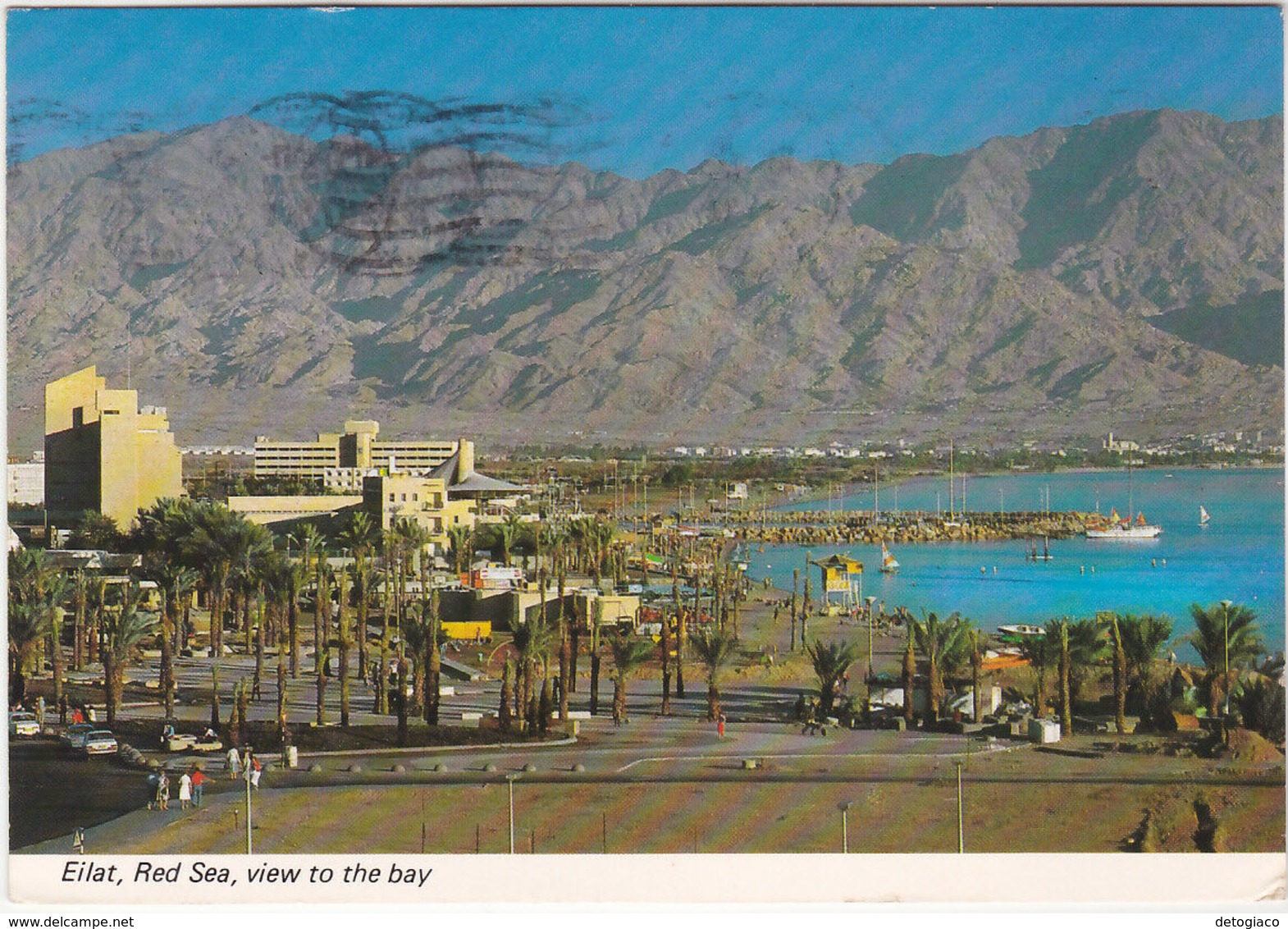 EILAT - RED SEA - ISRAELE - ISRAEL - VIEW TO THE BAY - VIAGG. -28744-