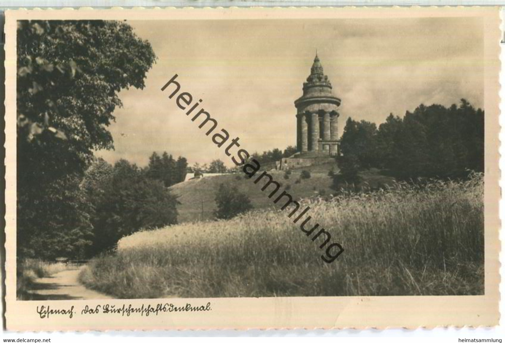 Eisenach - das Burschenschaftsdenkmal - Verlag Carl Jagemann Eisenach