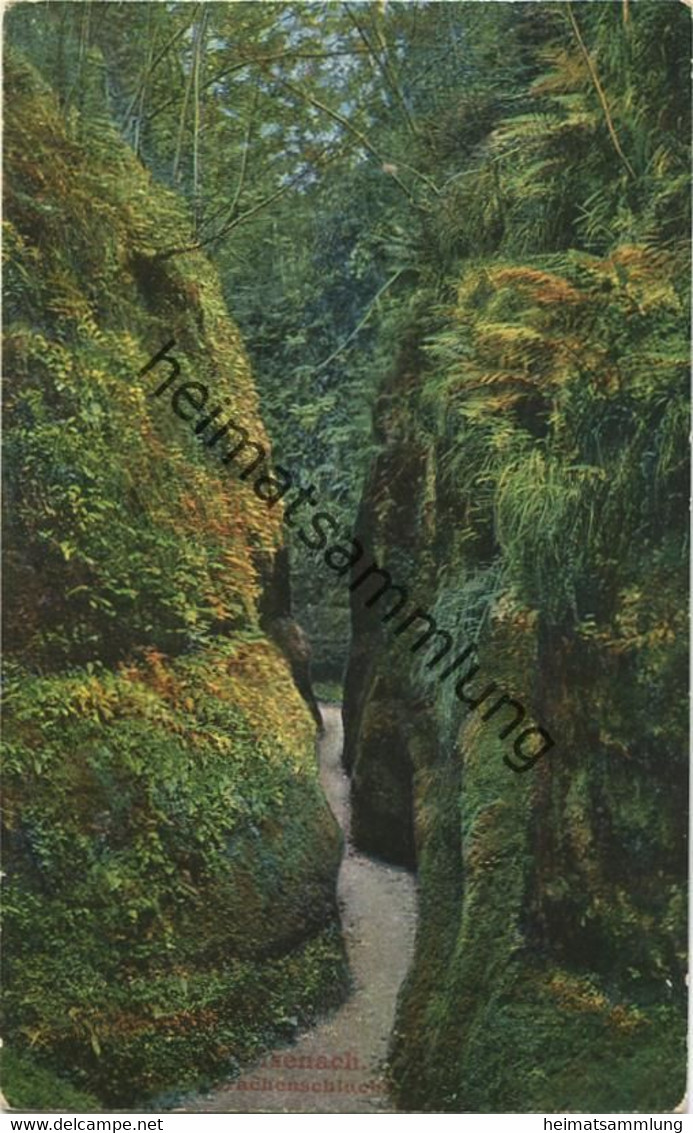 Eisenach - Drachenschlucht - Verlag Carl Jagemann Eisenach gel. 1932