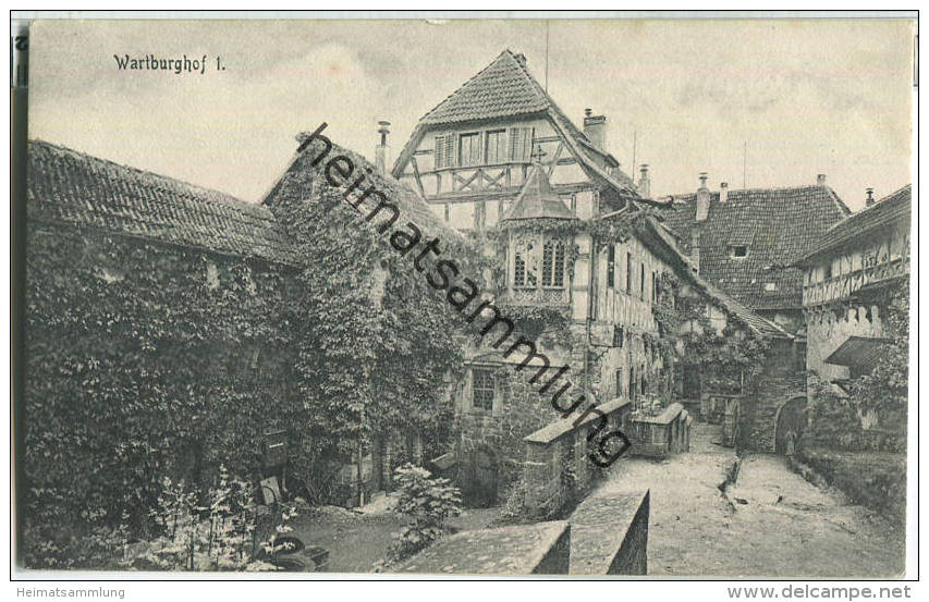 Eisenach - Wartburghof 1 - Verlag L. Helft & Co. Eisenach