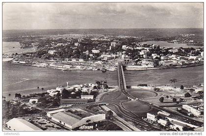 ABIDJAN ... VUE AERIENNE DU NOUVEAU PONT