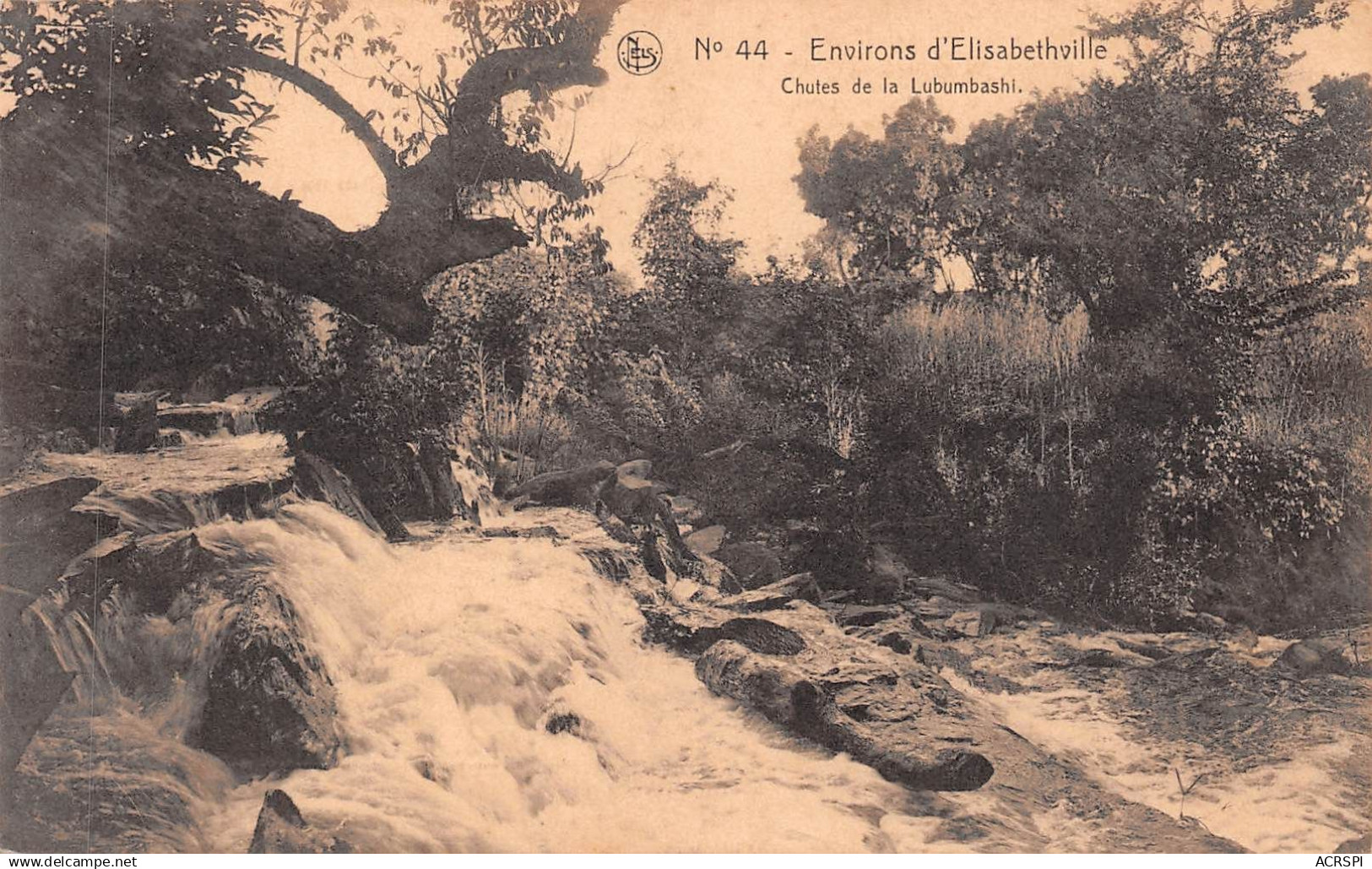 Elisabethville - Chutes de la Lubumbashi CONGO Belge (2 scans) N° 13 \ML4034