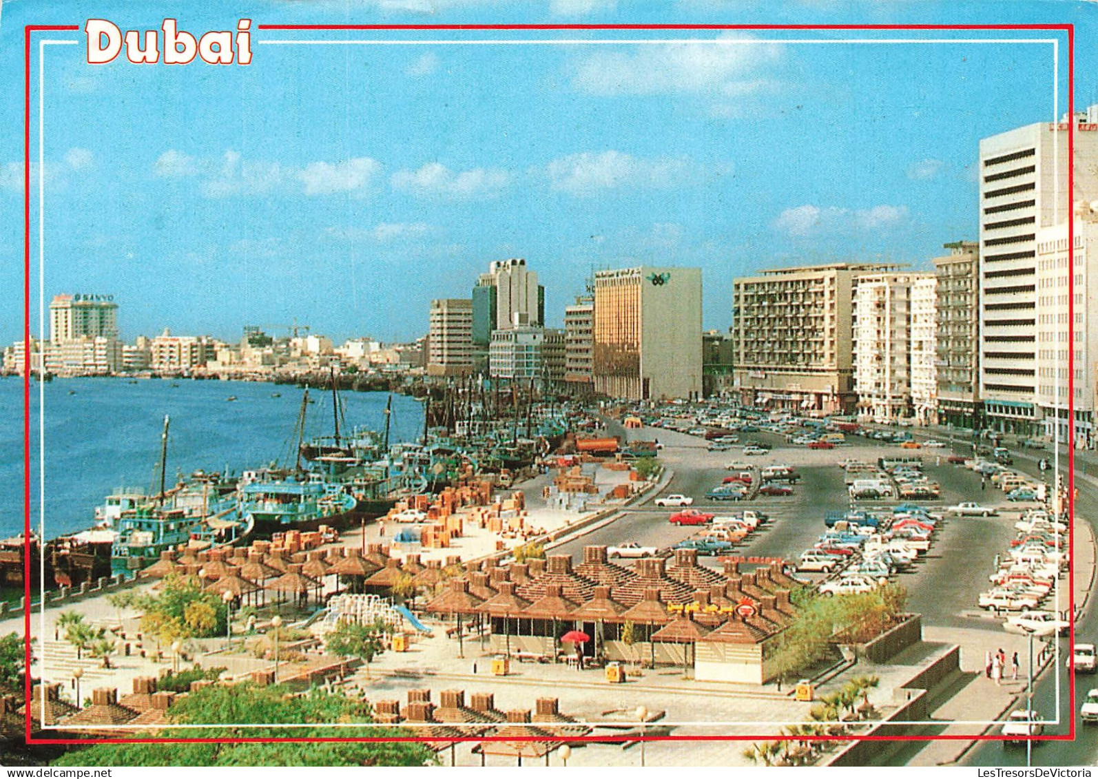 EMIRATES ARABES UNIS  - Dubai  - View of the creek of Dubai - Panorama - Ville - Port - Carte postale