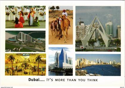 PC CPA U.A.E. , DUBAI, VIEWS OF DUBAI, REAL PHOTO POSTCARD (b16413)