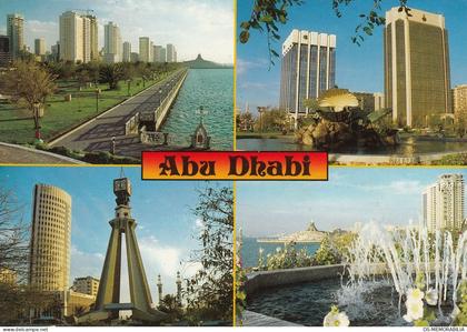 UAE Abu Dhabi Multiview Old Postcard