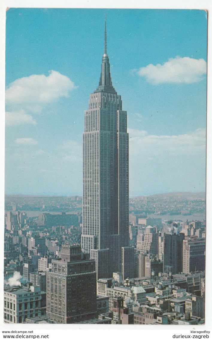 Empire State Building postcard unused b170520