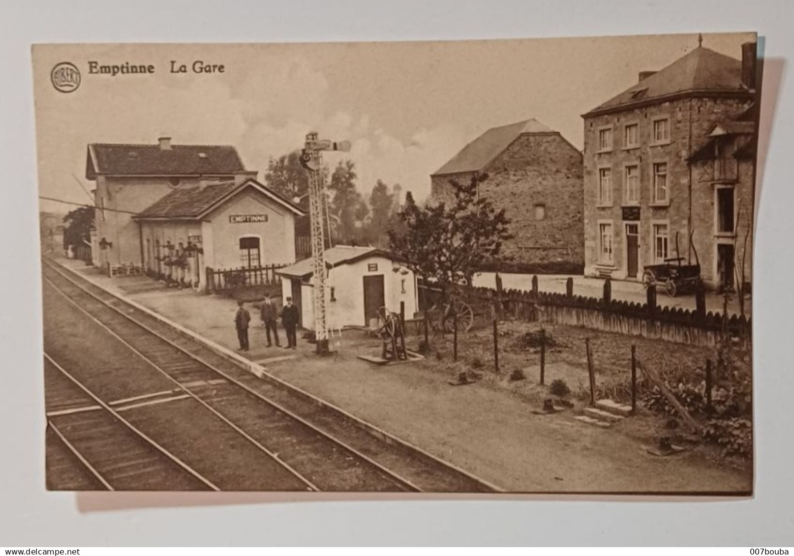 EMPTINNE ( HAMOIS )  / LA GARE / EDIT. J. DISKEUVRE